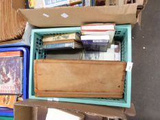 ONE BOX OF MIXED BOOKS TO INCLUDE CHEMISTS LOG BOOKS