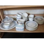 QUANTITY OF ROYAL DOULTON COUNTERPOINT TEA WARES