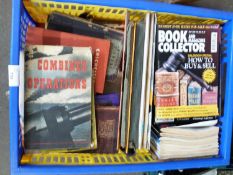 ONE BOX OF MIXED BOOKS AND QUANTITY OF BOOK COLLECTOR MAGAZINES