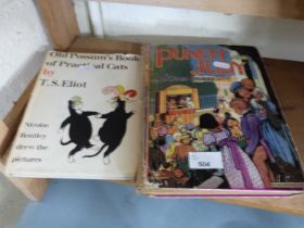 T S ELIOTT 'OLD POSSUMS BOOK OF PRACTICAL CATS' TOGETHER WITH 'PUNCH AND JUDY' (2)