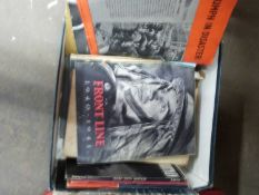 ONE BOX OF VARIOUS WAR INTEREST PAMPHLETS TO INCLUDE ASSAULT UPON NORWICH, THE BATTLE OF BRITAIN,