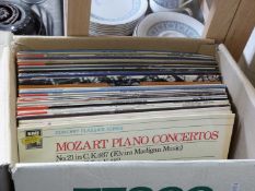ONE BOX OF VARIOUS ASSORTED RECORDS