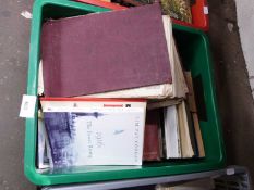 ONE BOX OF VARIOUS MIXED BOOKS