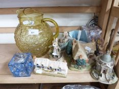 MIXED LOT: VARIOUS VINTAGE BOTTLES, CREAM POTS ETC