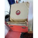 CASE OF 78 RPM RECORDS