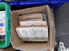 ONE BOX OF MIXED BOOKS TO INCLUDE KELLYS DIRECTORY OF SUFFOLK