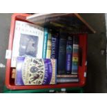 ONE BOX OF VARIOUS MIXED BOOKS