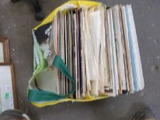 BAG OF ASSORTED MIXED RECORDS