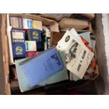 ONE BOX OF VARIOUS BOOKS, EPHEMERA ETC TO INCLUDE AERONAUTICS MAGAZINES