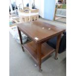 COMBINATION TEA TROLLEY AND CARD TABLE