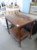 COMBINATION TEA TROLLEY AND CARD TABLE