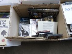 BOX OF VARIOUS DVD'S AND CD'S
