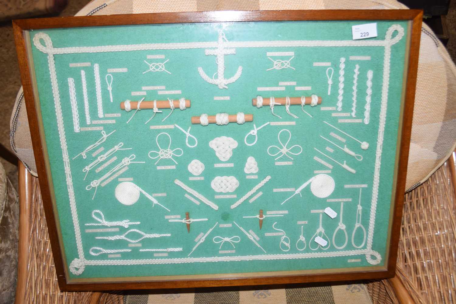 FRAMED COLLECTION OF SAILORS KNOTS