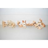 COLLECTION OF SYLVAC MODEL DOGS