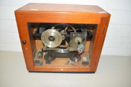 VINTAGE CASED CLOCKING IN MACHINE