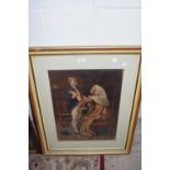 19TH CENTURY CHROMOLITHOGRAPH PRINT YOUNG SAILOR