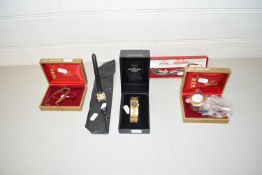 COLLECTION OF VARIOUS LADIES WRIST WATCHES TO INCLUDE GOLD PLATED EXAMPLES, EXAMPLE MARKED ENICAR