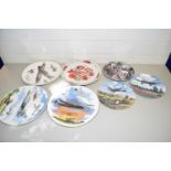 MIXED LOT: COLLECTORS PLATES TO INCLUDE ROYAL DOULTON AND OTHER MILITARY AIRCRAFT EDITIONS
