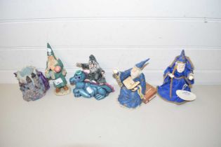 COLLECTION OF VARIOUS WIZARD FIGURES