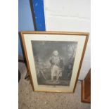 19TH CENTURY MEZZOTINT PRINT HORATIO LORD VISCOUNT NELSON