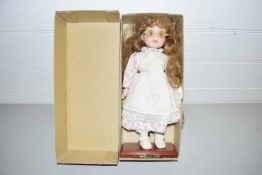 ALBERON PORCELAIN COLLECTORS DOLL