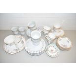 COLLECTION OF MIXED TEA WARES TO INCLUDE ROYAL GRAFTON