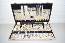 CASE OF SILVER PLATED CUTLERY