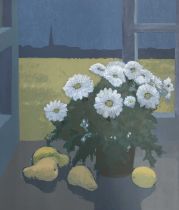 Elena G. Marks (British, 20th Century) Still Life, sikscreen, signed and inscribed in pencil in