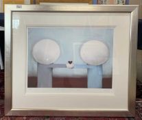 Doug Hyde (British, Contemporary) "Cold Hands Warm Heart" a limited edition print no. 118/250