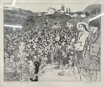 Anthony Gross (British 1905-1984), The Grape Pickers, limited edition etching, numbered 89/250,