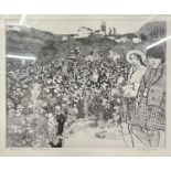 Anthony Gross (British 1905-1984), The Grape Pickers, limited edition etching, numbered 89/250,