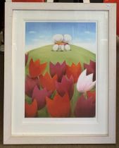 Doug Hyde (British, Contemporary) "Tulip Hill" limited edition print no. 28/295 signed, titled and