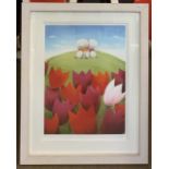 Doug Hyde (British, Contemporary) "Tulip Hill" limited edition print no. 28/295 signed, titled and