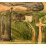Luke Elwes (British b. 1961), 'Connemara, 1986', watercolour on paper, framed and glazed.Qty: 1