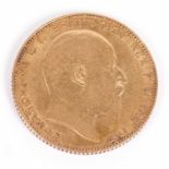 Edward VII sovereign dated 1907