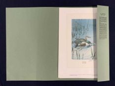 J.C. Harrison (British, 20th century) set of four chromolithograph prints, signed and numbered.