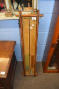 Victorian oak framed/glazed Admiral Fitzroy Barometer