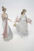 Pair of Lladro figures typical poses