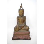 19th Century Wooden Buddha