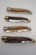 Further bag containing four Laguiole penknives