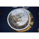 Group of Nelson related plates commemorating the Battle of the Nile etc, some by Coalport and