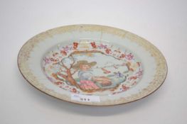 18th century Chinese porcelain Apple pickers plate