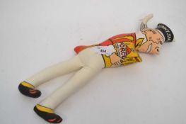 Interesting cloth model of Sunny Jim advertising Force Wheatflakes