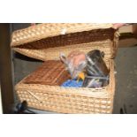 PICNIC BASKET AND CONTENTS