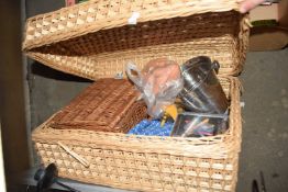 PICNIC BASKET AND CONTENTS