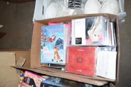 BOX CONTAINING GOOD QUANTITY OF VARIOUS CD'S, DVD'S, BLUE RAY ETC
