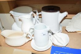QUANTITY OF ROYAL DOULTON AND OTHER WHITE TABLE WARES