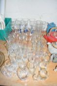 QUANTITY OF ASSORTED GLASS WARE