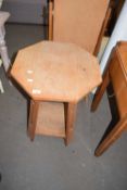ARTS AND CRAFTS OCTAGONAL OAK TABLE