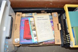 BOX CONTAINING QUANTITY OF VARIOUS LOCAL INTEREST AND OTHER BOOKS